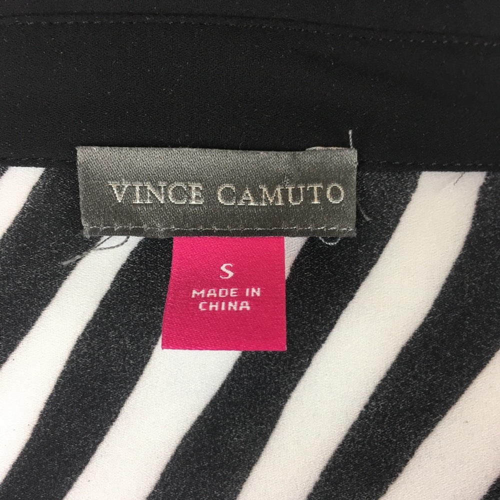 Vince Camuto Zebra Print Chiffon Oversized Top - image 7